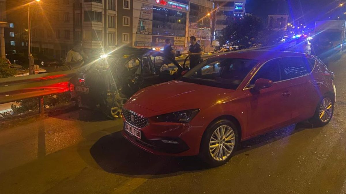 İstanbul Pendik’te zincirleme kazada 1’i çocuk 5 kişi yaralandı
